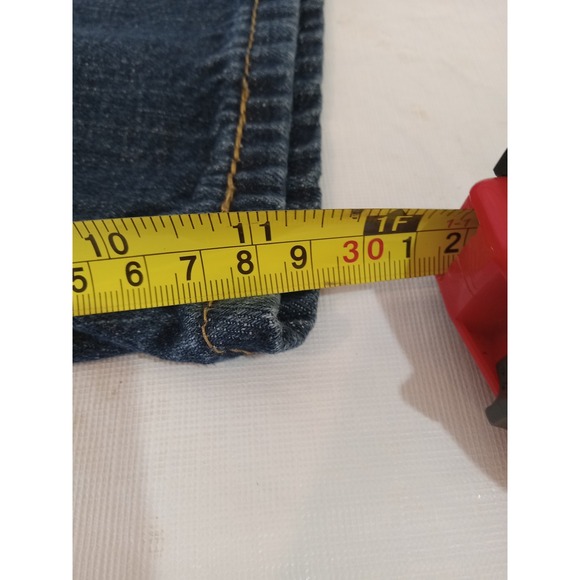 Levi Strauss 569 Loose Straight Fit Jeans Dark Wash Mens W36 L36 - Picture 6 of 6